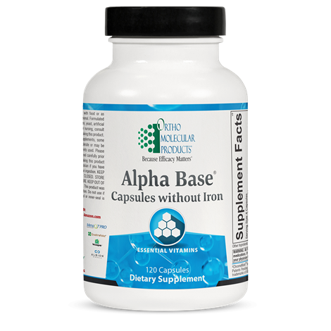 Alpha Base capsule without iron